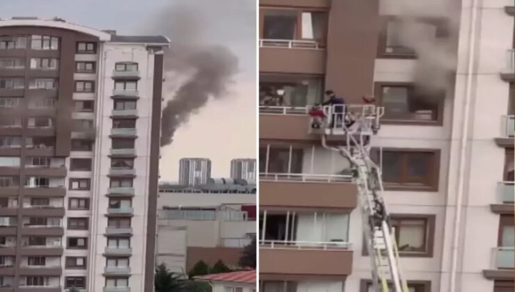 Ankara’da bir binada yangın! Mahsur kalanlar var
