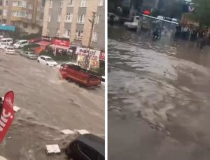 Ankara’da sağanak yağış hayatı felç etti