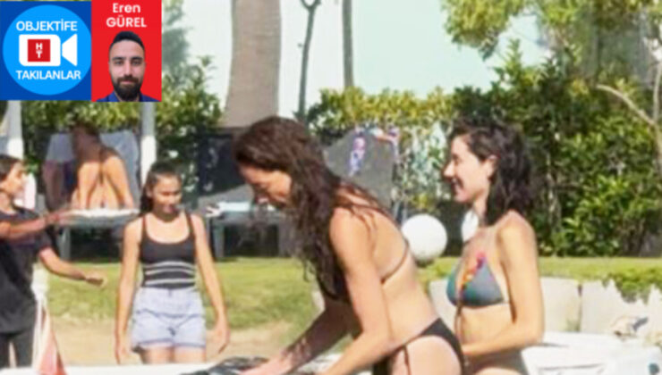 Azra Akın, kızıyla denizin tadını çıkardı