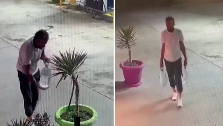 Benzin istasyonundaki görüntüleri ortaya çıktı! İşte ciğerlerimizi yakan o hain