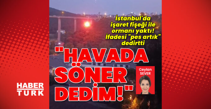 Beykoz’daki yangına tutuklama!