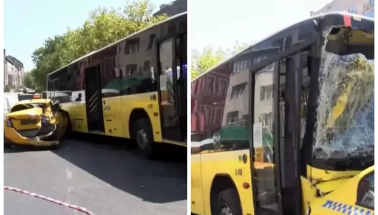 Beyoğlu’nda 9 aracın karıştığı zincirleme kaza! Yaralılar var
