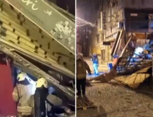 Beyoğlu’nda büfede patlama meydana geldi