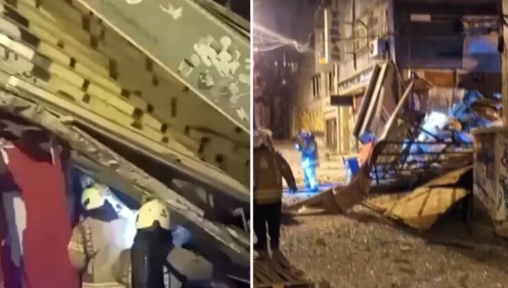 Beyoğlu’nda büfede patlama meydana geldi