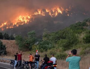 Bilecik’te alevler hızla ilerliyor! 7 köy tahliye edildi