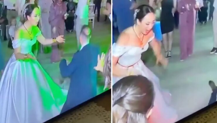 Bu nasıl dans? Olan biteni gerçek sanıp sahneye fırlayan bile var