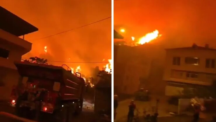 Bursa alevlere teslim! Gelen görüntüler çok vahim
