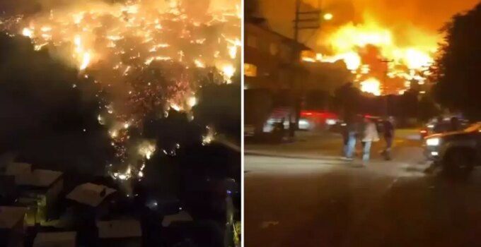 Bursa’da felaket gecesi! Yangın yerleşim yerlerine yaklaşıyor