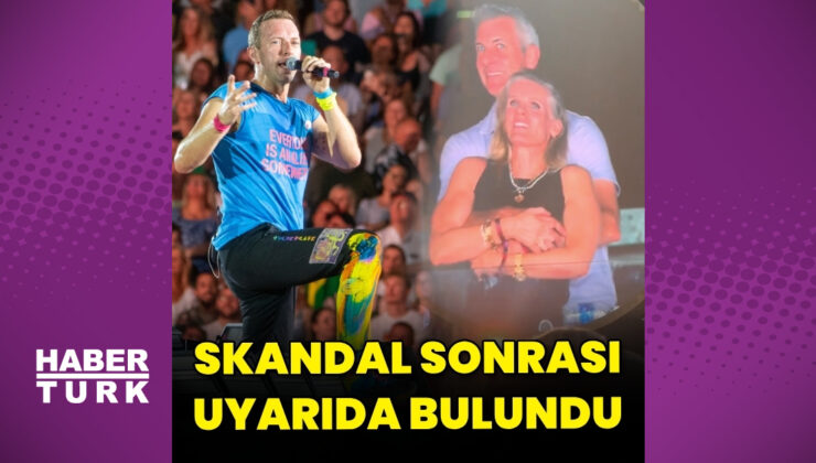 Chris Martin yasak aşkın ifşa olduğu konser sonrası uyarıda bulundu