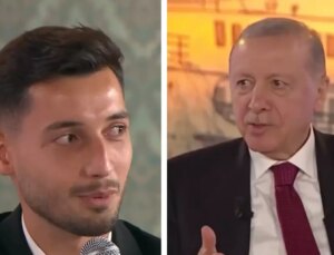 Cumhurbaşkanı Erdoğan ile futbolcu Tayyip Talha arasında dikkat çeken diyalog