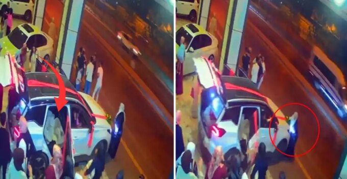 Düğün salonundan gelini alan damadın heyecanı pahalıya patladı