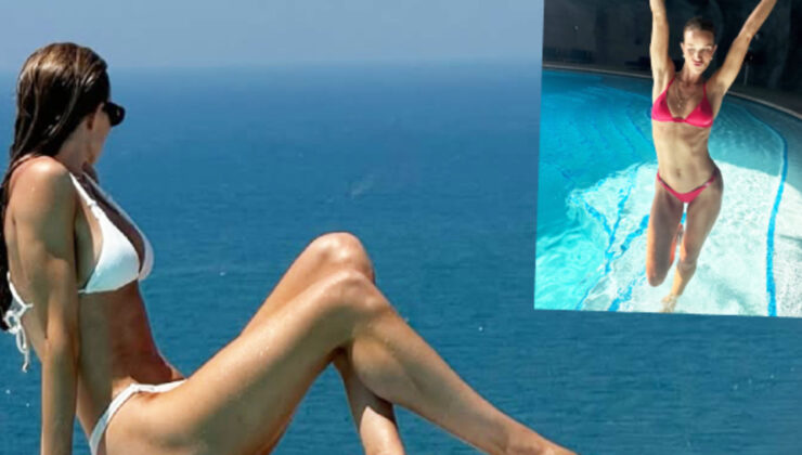 Dünyaca ünlü model Rosie Huntington-Whiteley, tatil için Antalya’da