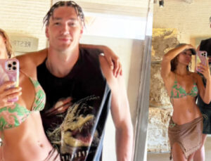 Ebru Şahin ve Cedi Osman, tatilde aşk tazeledi