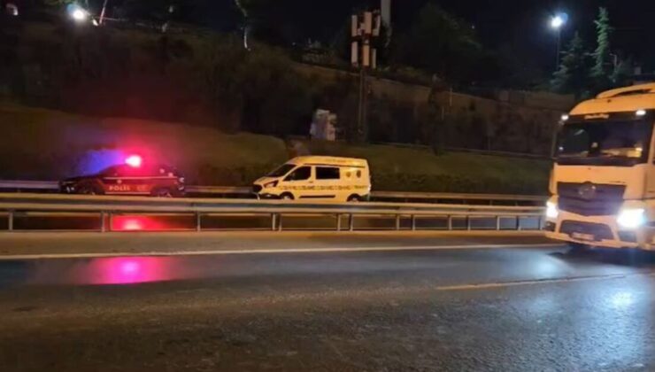 Gaziosmanpaşa’da otoyolda otomobilin çarptığı yaya öldü
