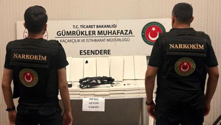 Hakkari’de 300 kilogram afyon sakızı ele geçirildi