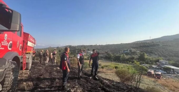 Hatay’da korkutan yangın! Kontrol altına alındı