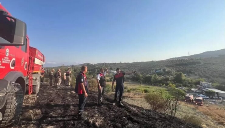 Hatay’da korkutan yangın! Kontrol altına alındı