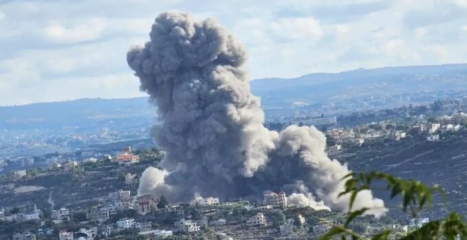 İsrail savaş uçakları Lübnan’ı bombaladı