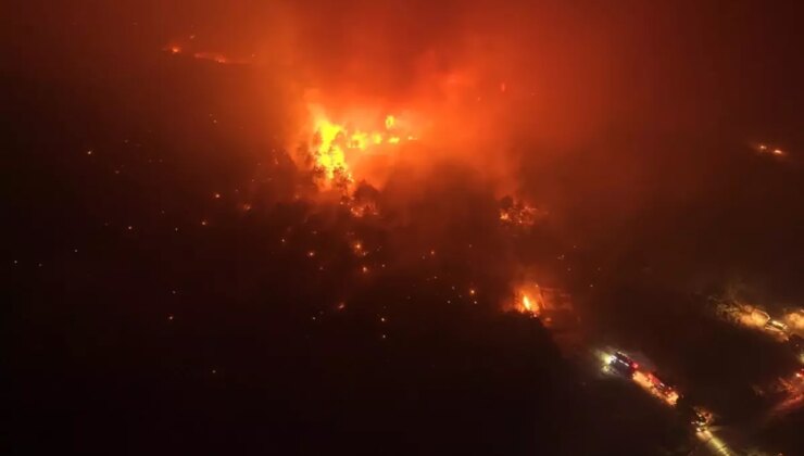 Karabük’te ormanlık alanda yangın! İki köy tahliye edildi