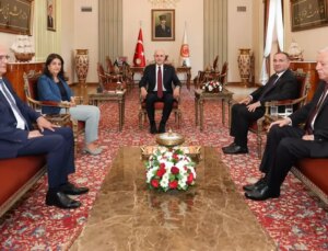 Komisyon için ilk adım! Kurtulmuş, Meclis Başkanvekilleri ile bir araya geldi