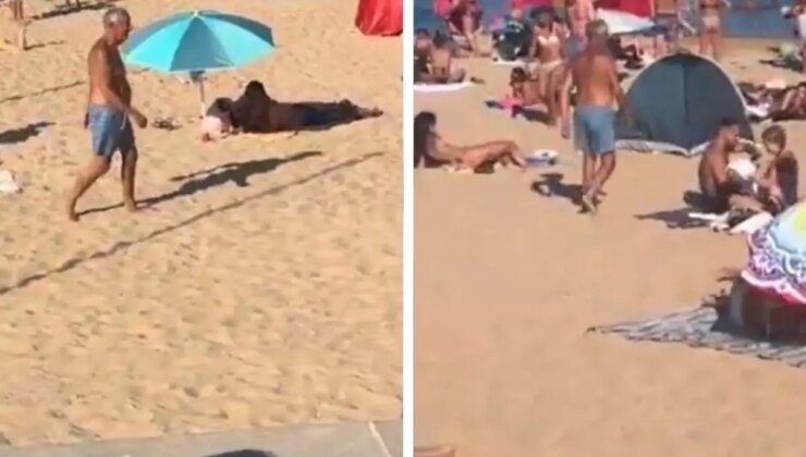 Portekiz Cumhurbaşkanı halk plajında böyle görüntülendi