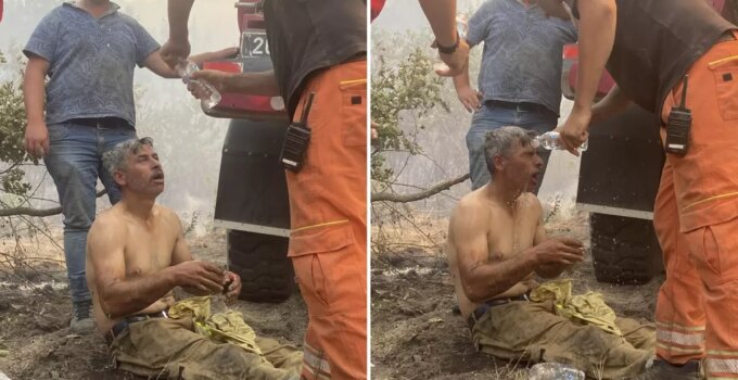 "Yanıyorum!" diyerek feryat eden orman işçisinin son hali