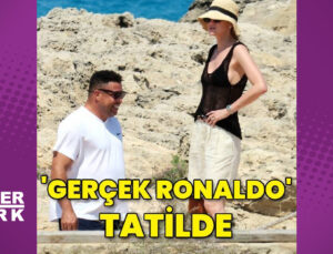Ronaldo Luis Nazário de Lima eşiyle İspanya tatilinde