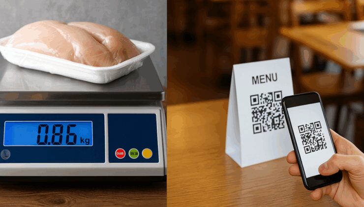 Tartıda net ürün, menüde QR kod dönemi!