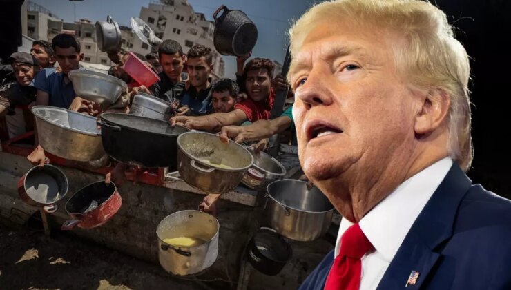 Trump’tan Gazze’deki açlık görüntülerine ilişkin bir garip yorum