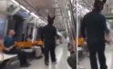 Üstünde tavşan kostümü, elinde oyuncak tüfekle metroya binen şahıs gözaltına alındı