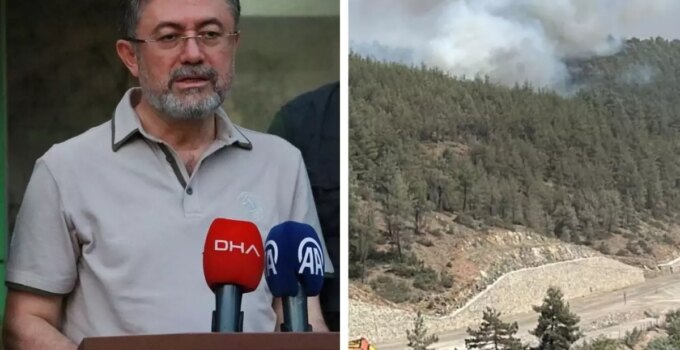 Yeniden başlayan yangına jet müdahale! Kontrol altına alındı