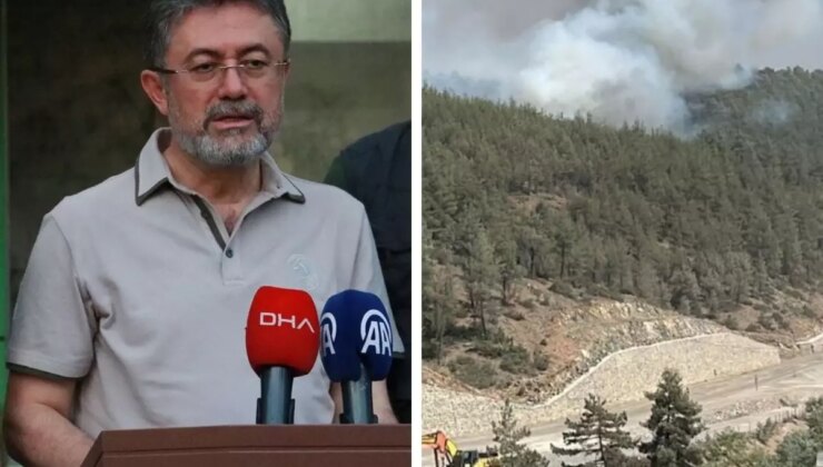Yeniden başlayan yangına jet müdahale! Kontrol altına alındı