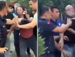 Zabıtalar, seyyar satıcıyı tekme tokat dövdü