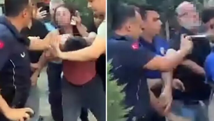 Zabıtalar, seyyar satıcıyı tekme tokat dövdü