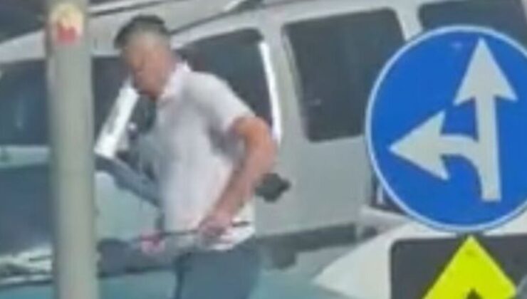 Ankara’da trafikte bıçaklı ve kılıçlı saldırı