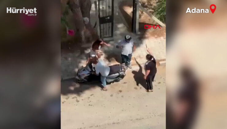 Anne, kızını sokakta bıçakla kovaladı; o anlar kamerada