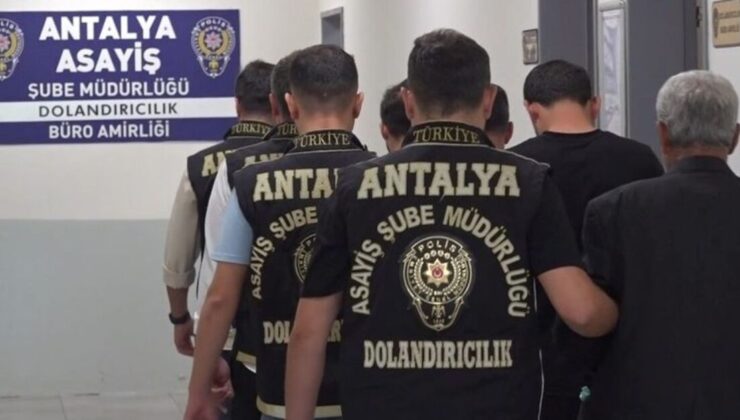Antalya’da telefonla dolandırıcılık: 3 tutuklama
