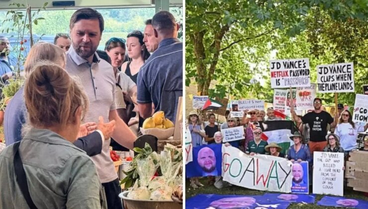 Aracını engelli alanına park eden ABD Başkan Yardımcısına köylülerden tepki