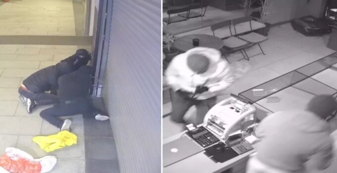 Başakşehir’de kuyumcuda kasayı bulamayan hırsızlar birbirine ‘Kasa yok’ diye bağırdı