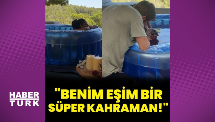 Calvin Harris’ten doğum yapan eşi Vick Hope’a: Benim karım bir süper kahraman!