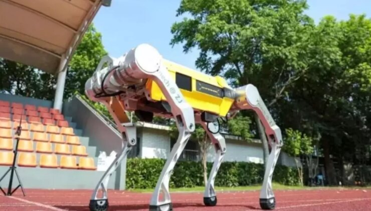 Çinli Robot, 100 metreyi 16,33 saniyede koşarak rekor kırdı