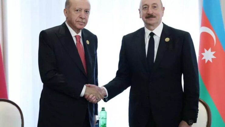 Cumhurbaşkanı Erdoğan Azerbaycan Cumhurbaşkanı Aliyev ile görüştü