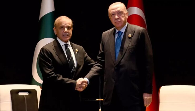 Cumhurbaşkanı Erdoğan Çin’de Pakistan Başbakanı Şerif ile görüştü