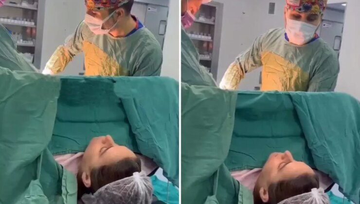 Doğuma giren kadından, "Sabah ne yaptınız?" sorusuna bomba yanıt