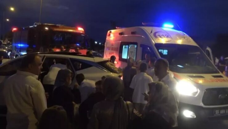 Düğün konvoyunda korkunç kaza! Gelin hastaneye kaldırıldı
