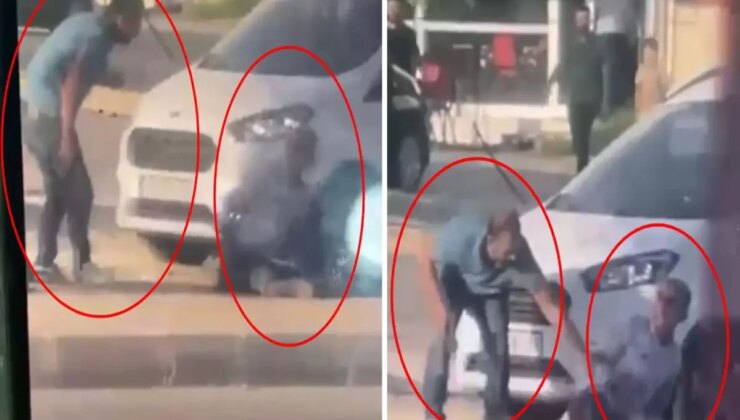 Durakta bekleyen adamın infaz edildiği anlar ortaya çıktı