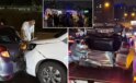 Eyüpsultan’da 16 araç birbirine girdi, yaralılar var