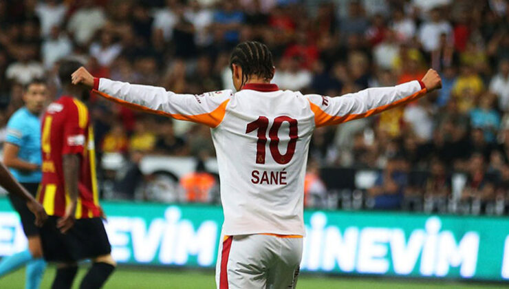 Galatasaray’da Leroy Sane siftah yaptı!
