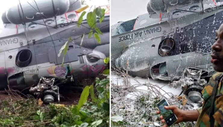 Gana’da askeri helikopter düştü: 8 ölü