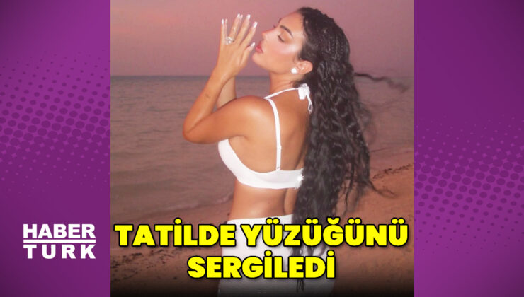 Georgina Rodriguez, tatilde yüzüğünü sergiledi